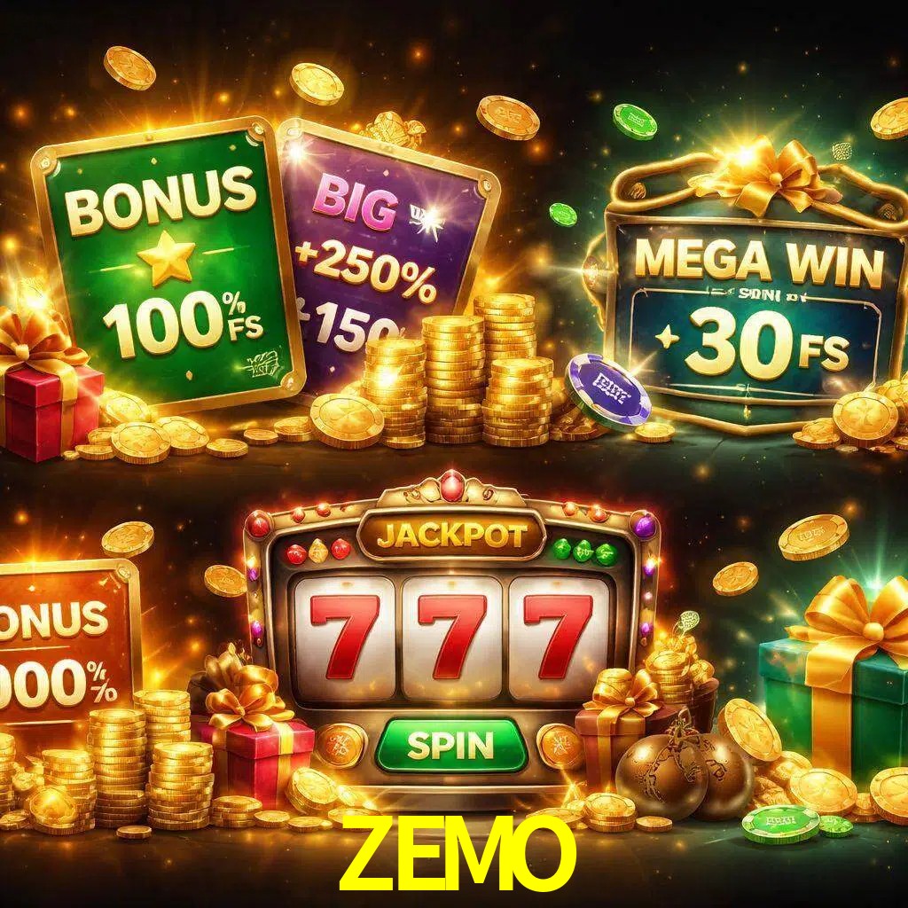 Tipos de bonos ZEMO incluyendo recompensas de bienvenida y promociones continuas